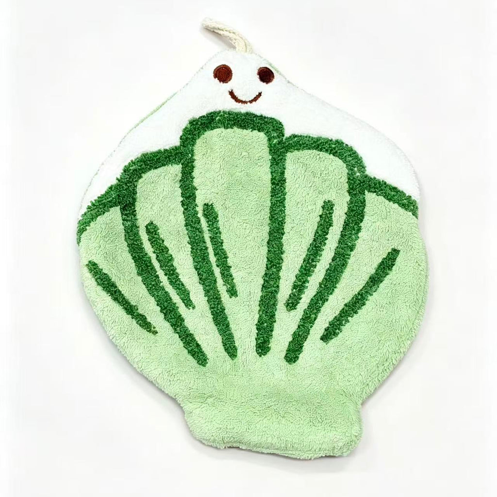 Towique Cabbage Shape Hand Towel – Plush Microfiber for Kitchen & Bath