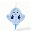 Towique Manta Ray Shape Hand Towel – Plush Microfiber Bathroom Accessory