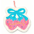 Towique Strawberry Shape Hand Towel – Soft Coral Fleece Kitchen & Bath Decor