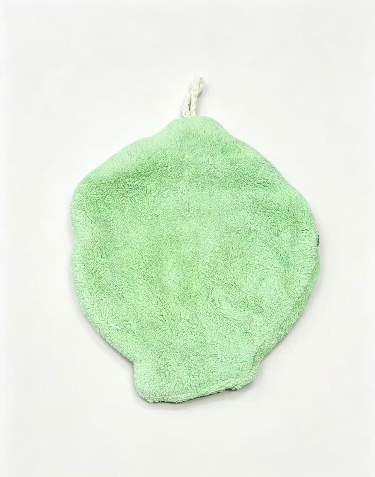 Towique Cabbage Shape Hand Towel – Plush Microfiber for Kitchen & Bath