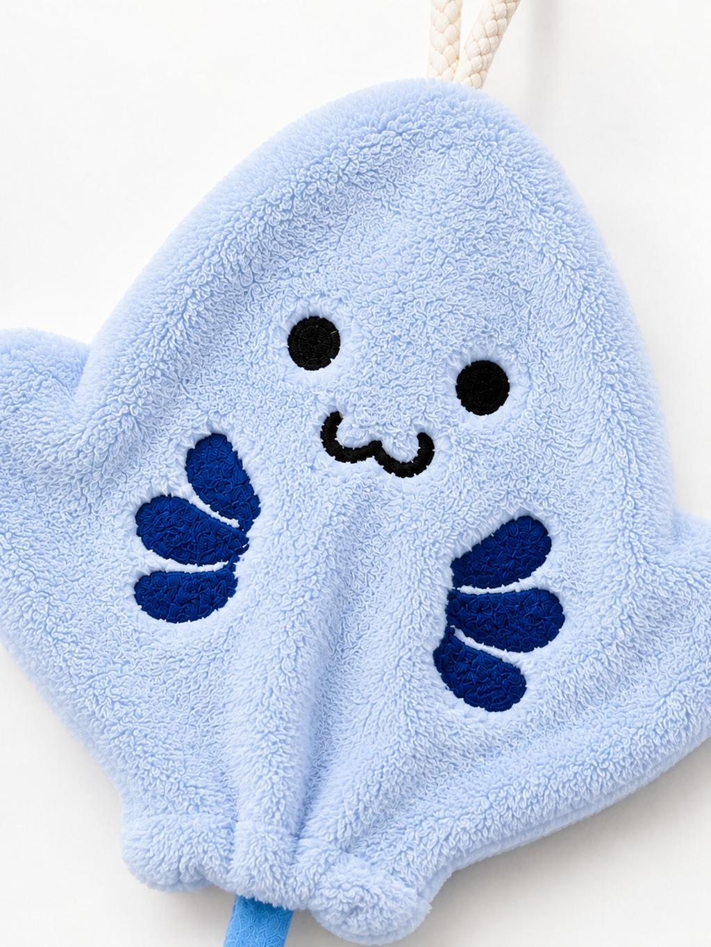 Towique Manta Ray Shape Hand Towel – Plush Microfiber Bathroom Accessory